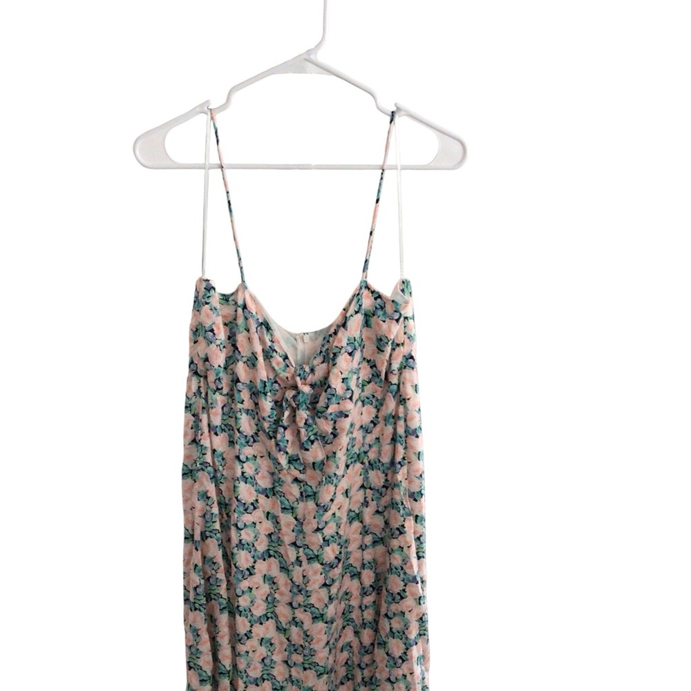 Zara Floral Spaghetti Strap Top